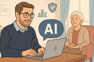 AI v sociálních službách: technologie, která šetří čas pracovníkům – rozhovor